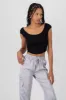 Top cuello redondo rib sold by Shasa