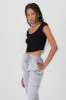 Top cuello redondo rib sold by Shasa
