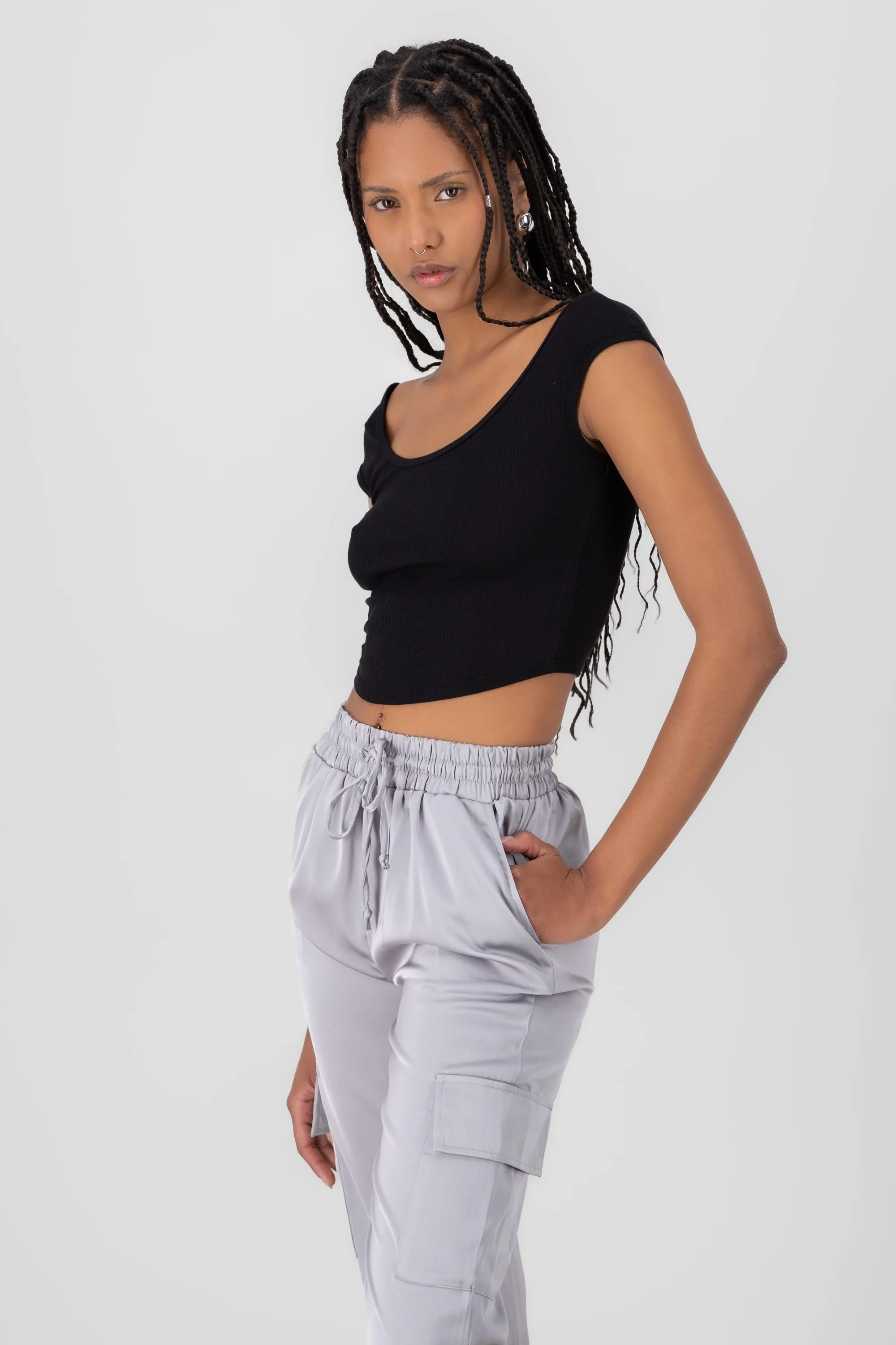 Top cuello redondo rib sold by Shasa product image thumbnail 3