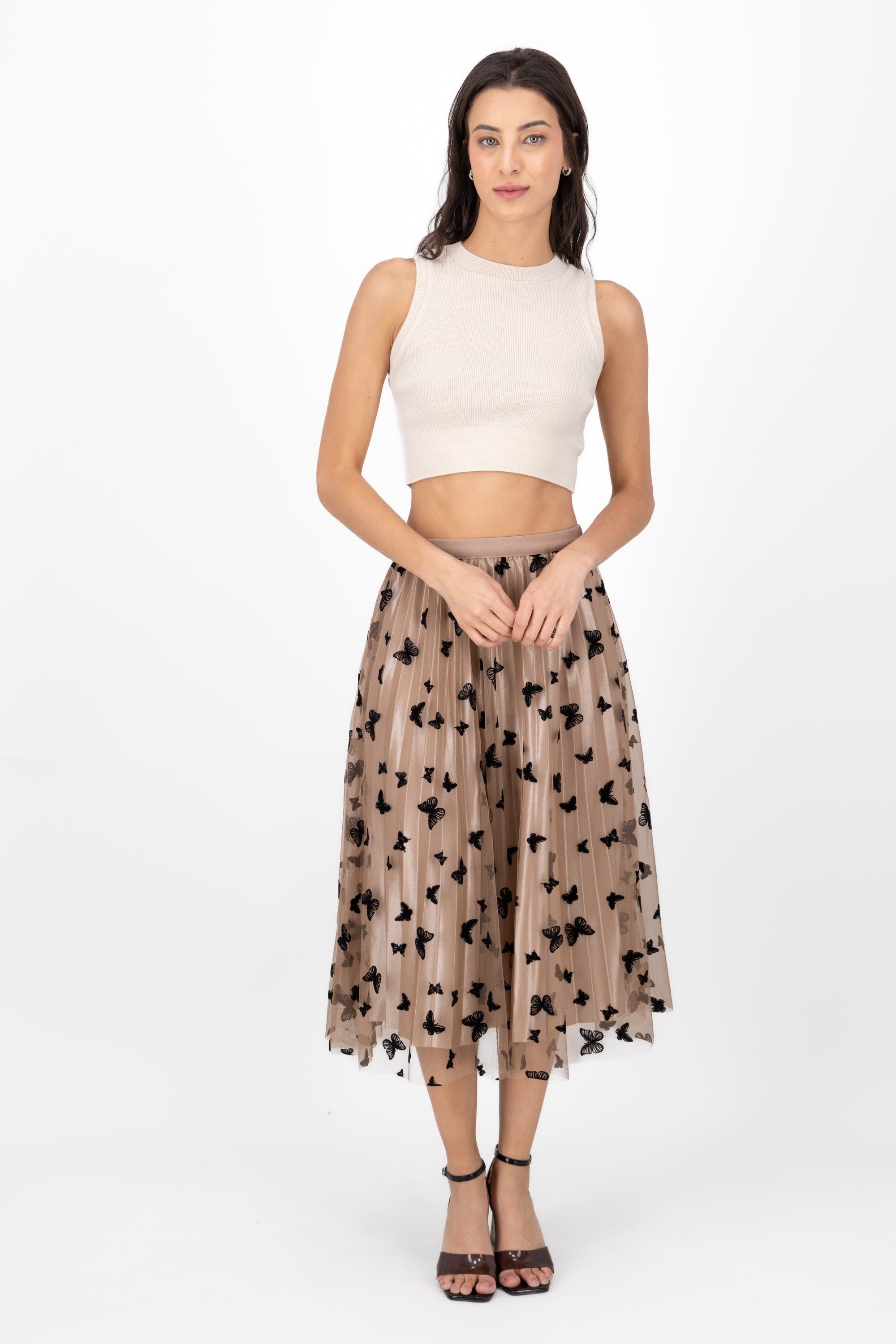 Falda De Tulle Con Mariposas sold by Shasa