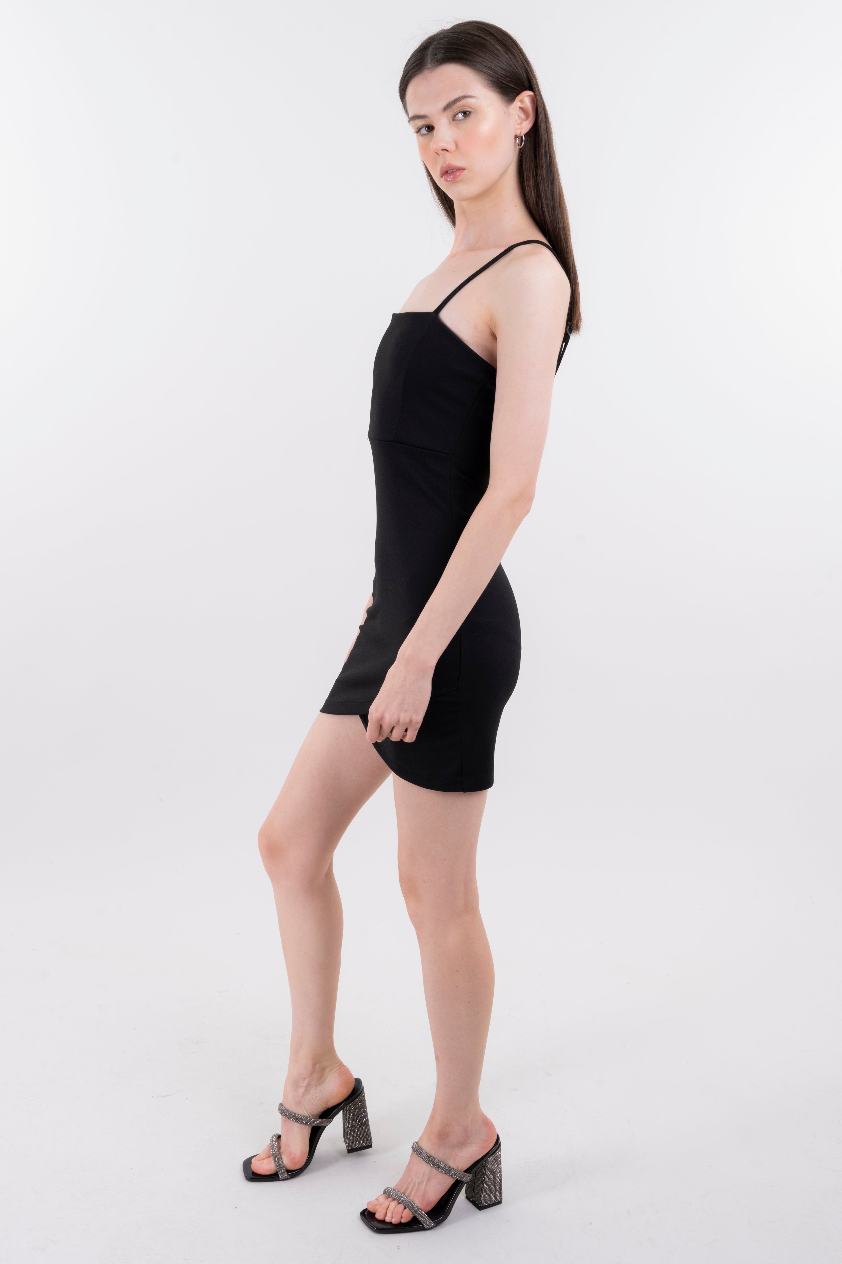 Vestido mini liso cruzado sold by Shasa product image thumbnail 3