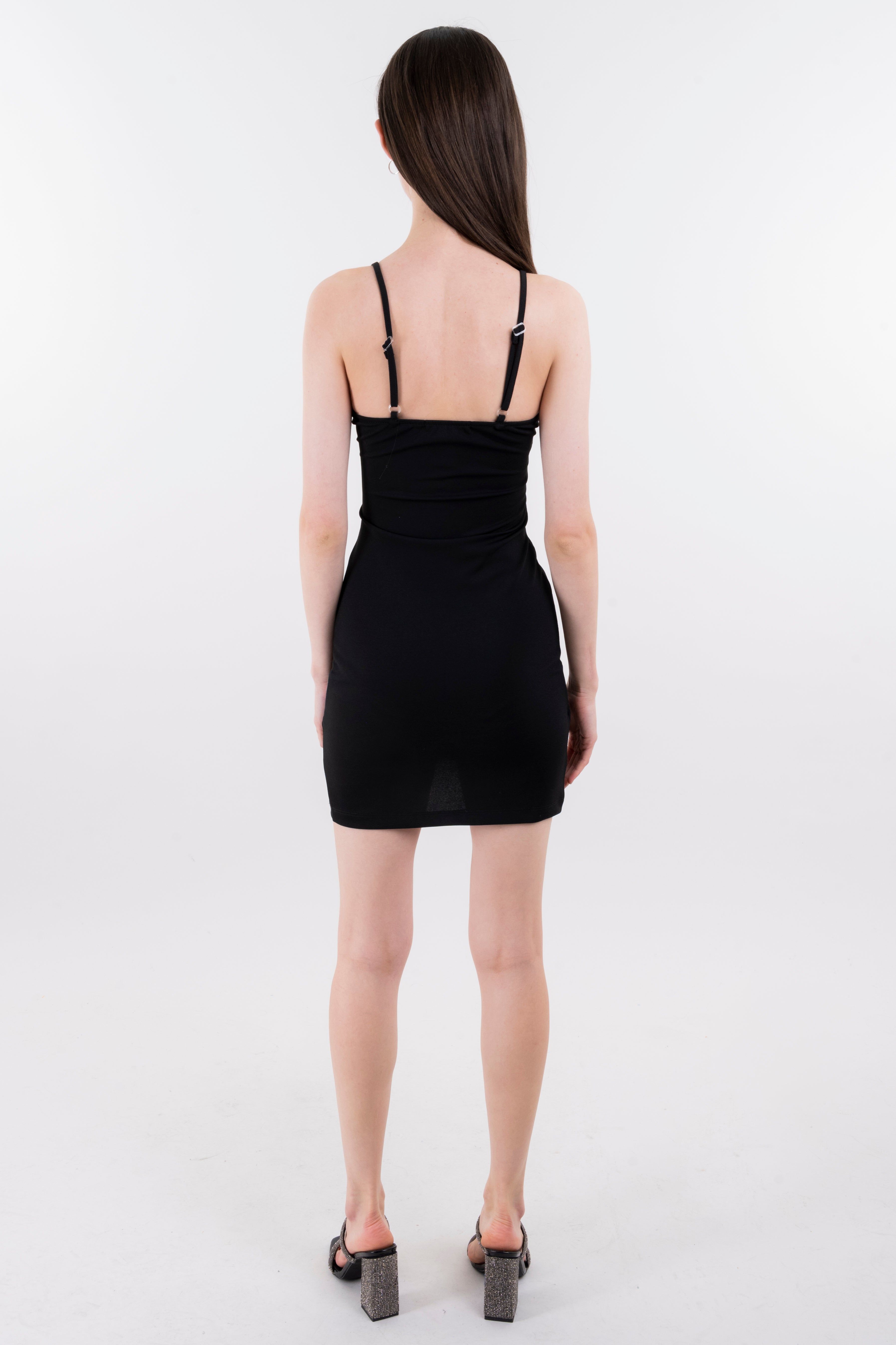 Vestido mini liso cruzado sold by Shasa product image thumbnail 4