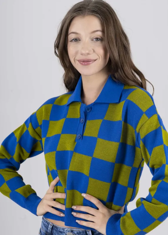 Suéter Solapa Tejido Cuadros sold by Shasa