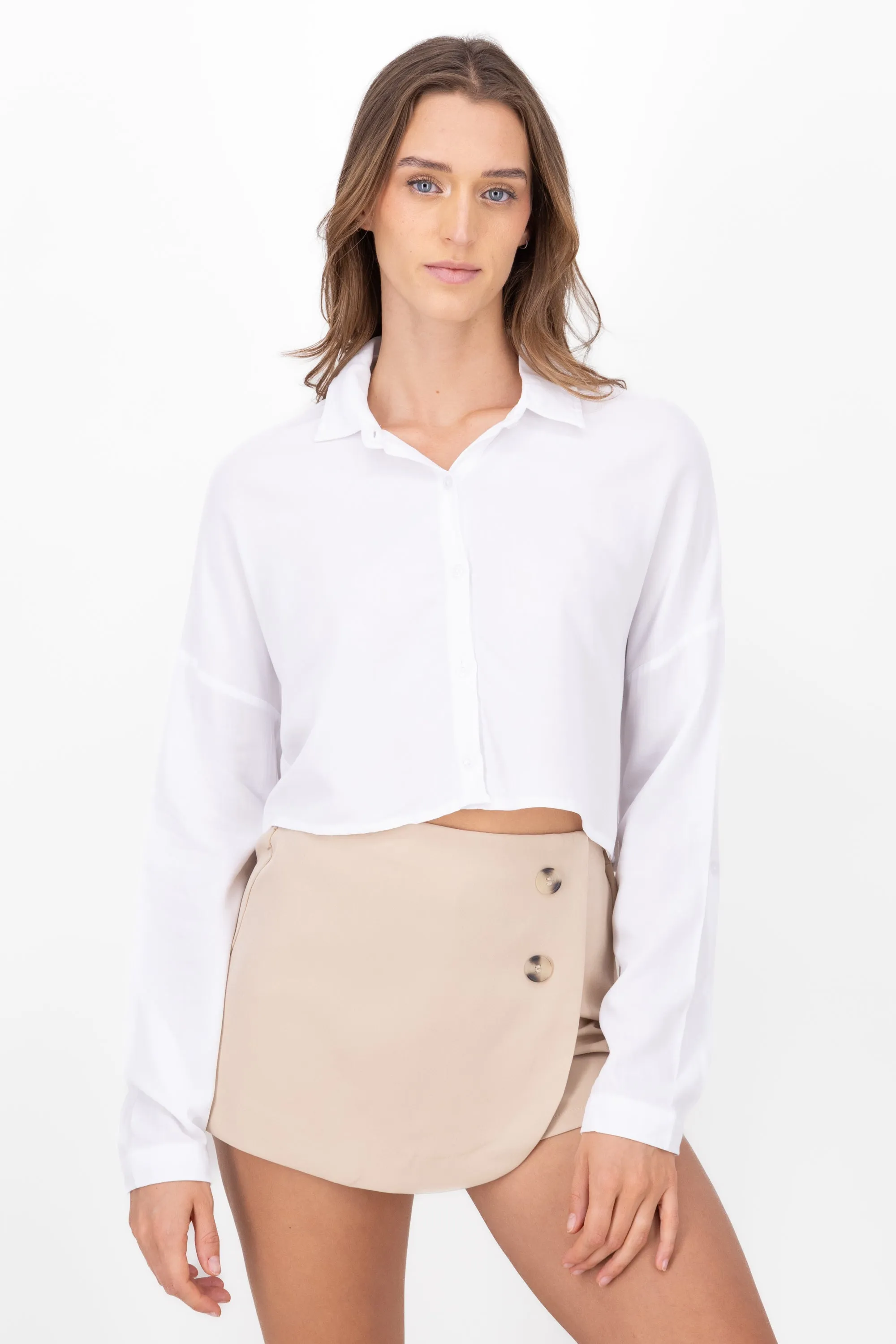 Camisa corta manga doblada sold by Shasa product image thumbnail 2