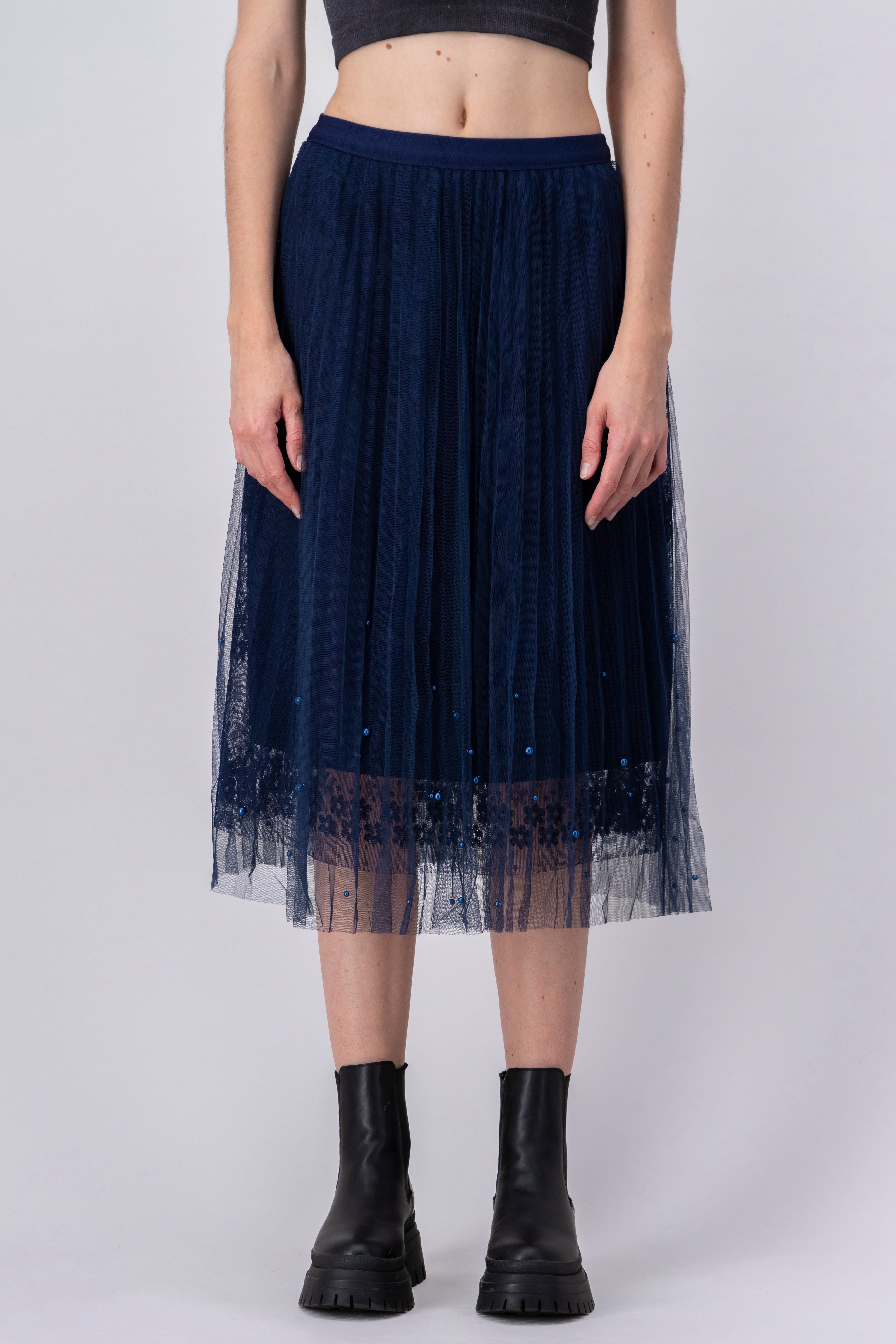 Falda midi plisado mesh sold by Shasa product image thumbnail 2