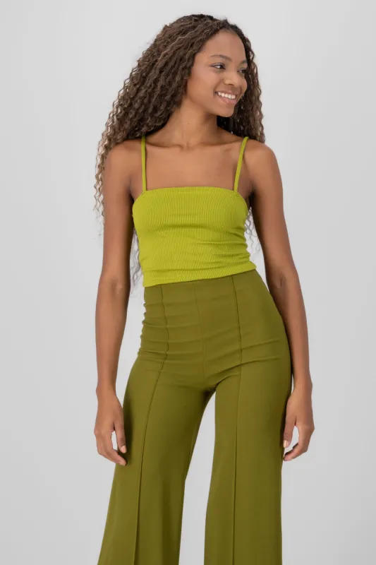 Top crop tubo tirantes sold by Shasa