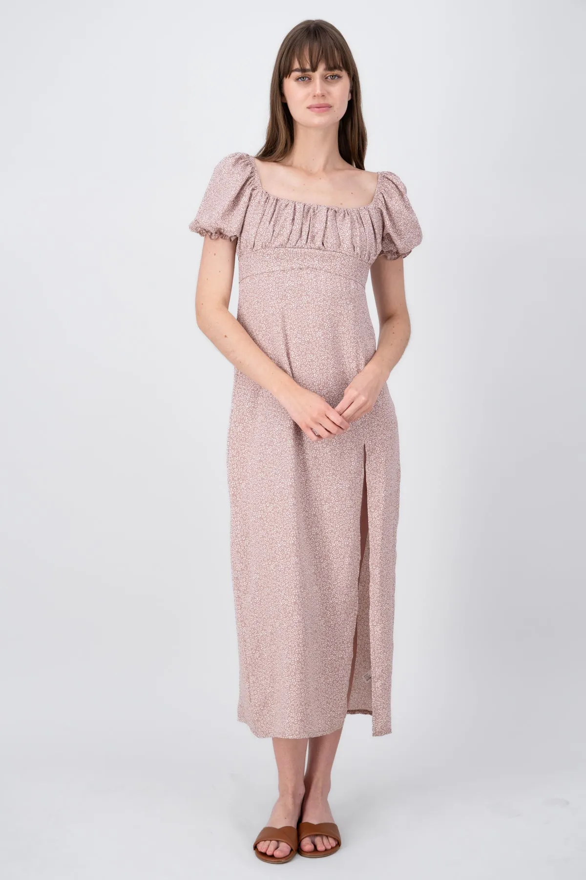 Vestido Maxi Estampado Mini Flores sold by Shasa