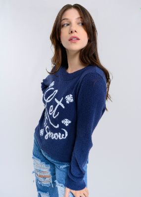 Suéter let it snow lentejuelas sold by Shasa