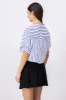Camisa crop manga corta amplia sold by Shasa