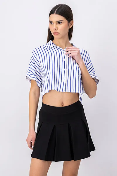Camisa crop manga corta amplia sold by Shasa