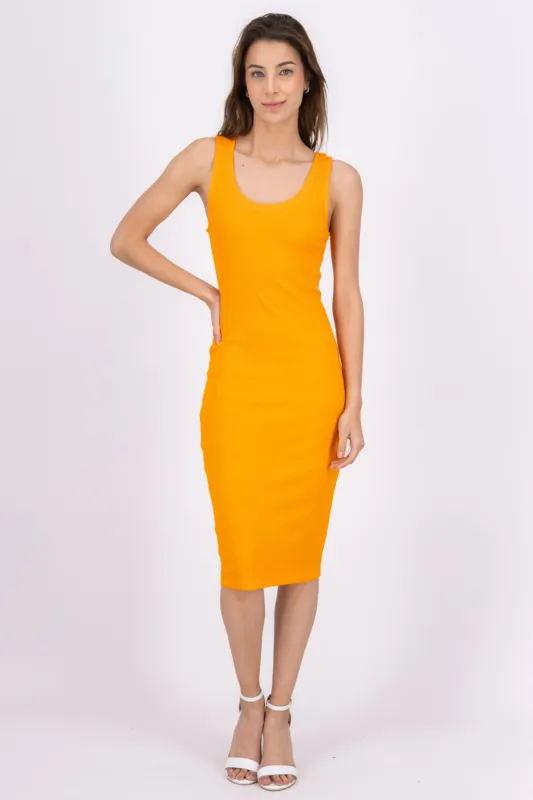 Vestido Midi Bodycon Acanalado sold by Shasa