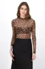 Body Mesh Manga Larga Leopardo sold by Shasa