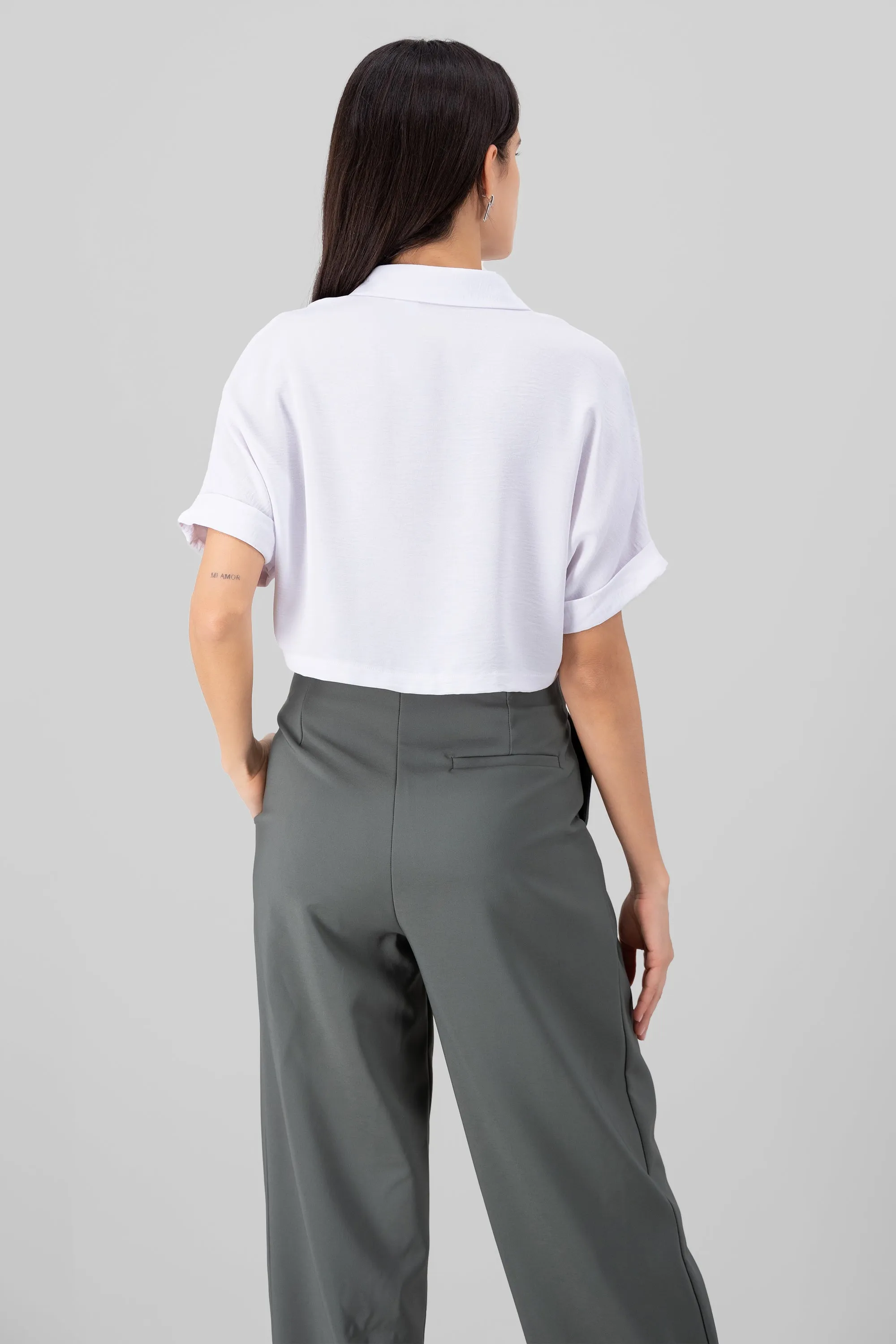 Camisa crop textura sold by Shasa product image thumbnail 4