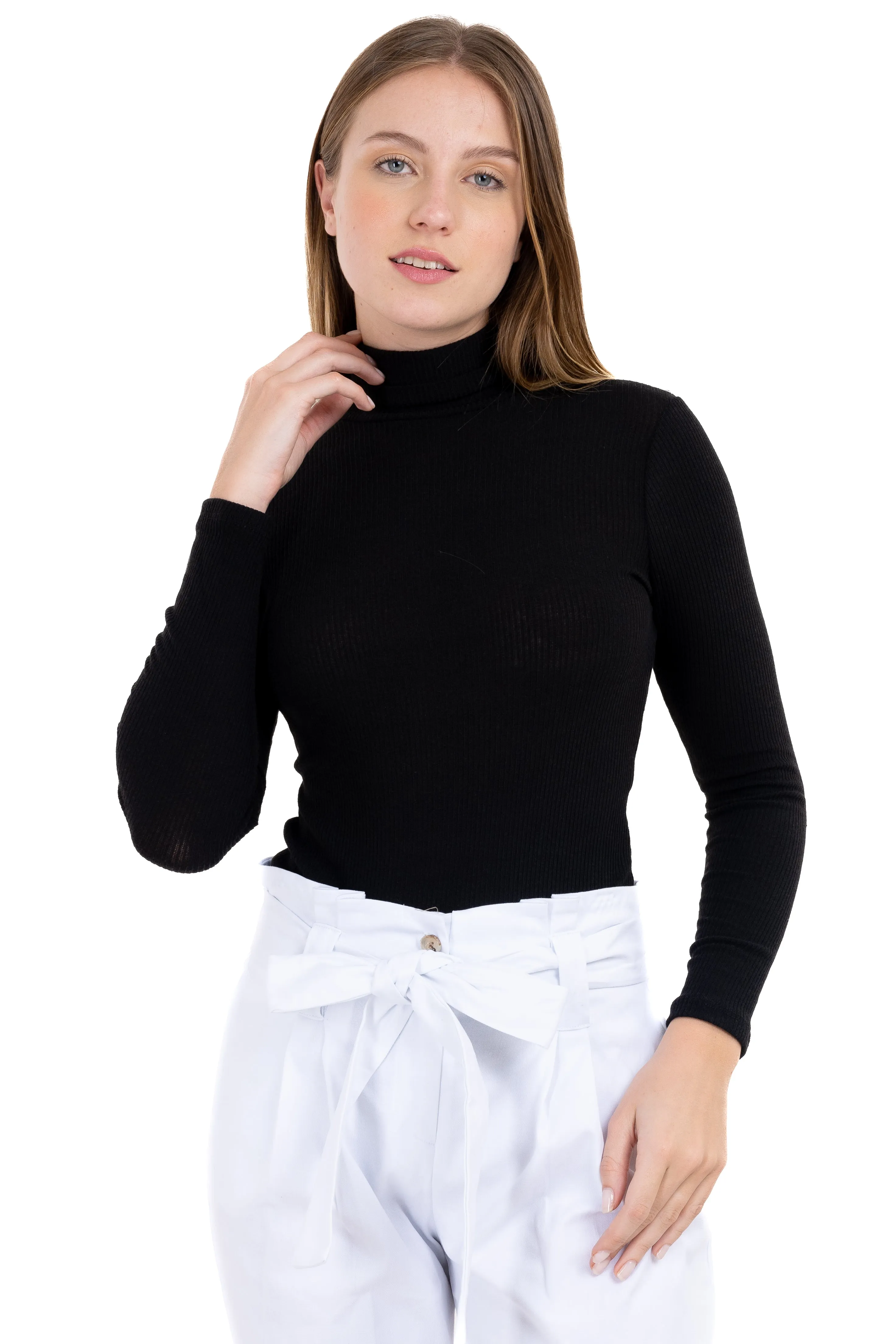 Bodysuit acanalado cuello alto sold by Shasa product image thumbnail 2