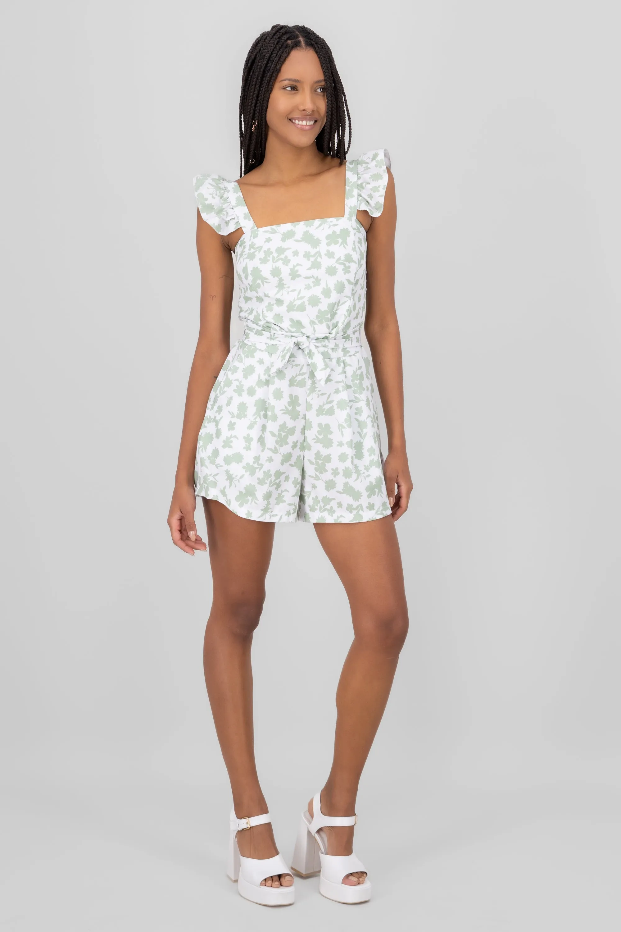 Vestido Mini Tirantes Olanes sold by Shasa