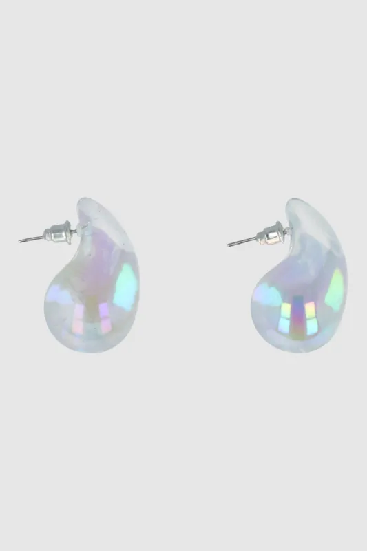 Aretes Gota Transparente sold by Shasa