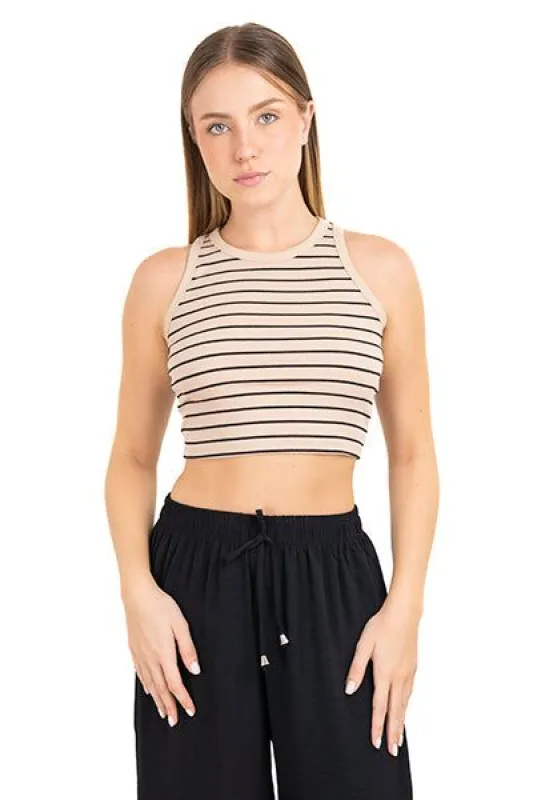 Top rayado tirantes sold by Shasa