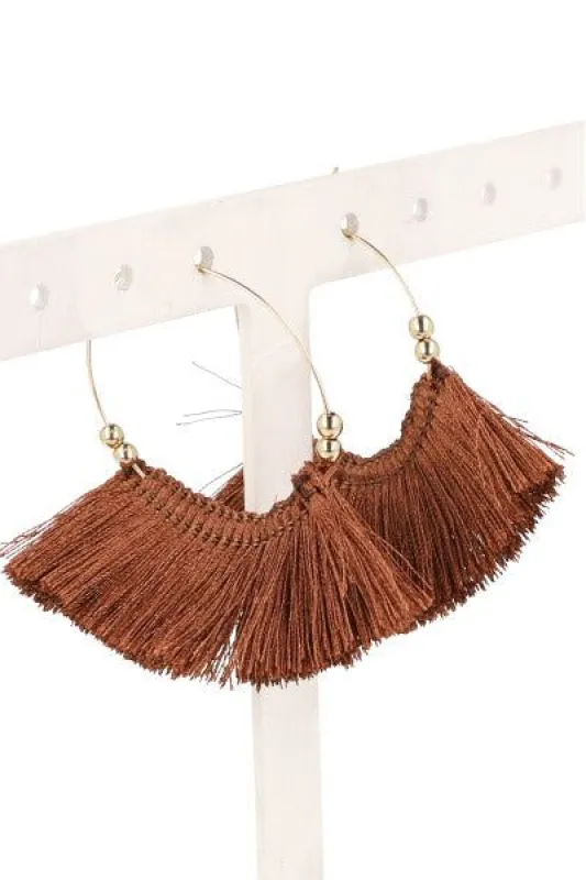 Arracadas Tassel Color sold by Shasa