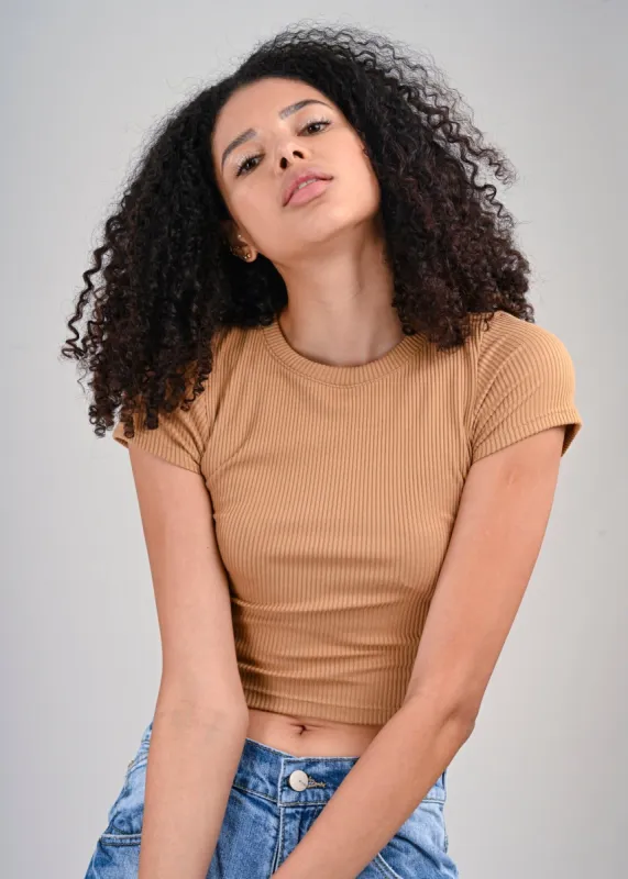 Top manga corta acanalado sold by Shasa