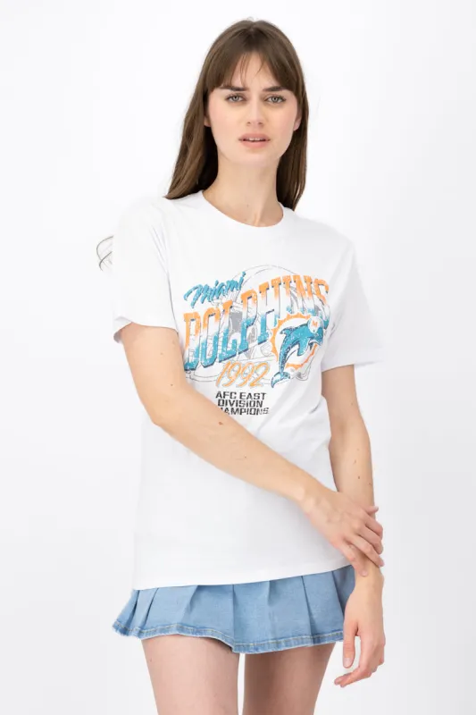 Playera Dolphins Manga Corta Over sold by Shasa