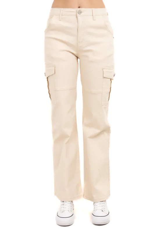 Jeans cargo wide leg bolsillos sold by Shasa