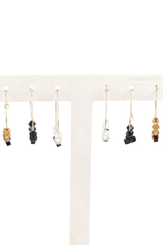 3 Pr Arracadas Flor sold by Shasa