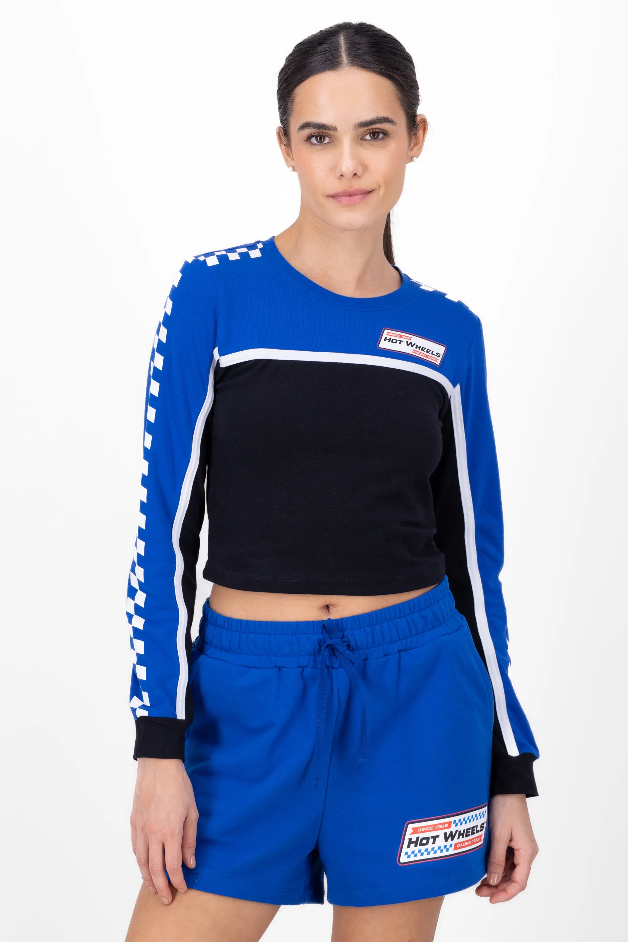 Crop manga larga contraste hotwheels sold by Shasa product image thumbnail 2