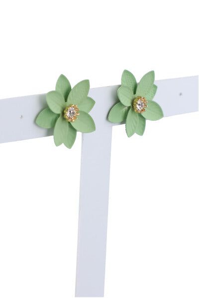 Aretes studs flores sold by Shasa product image thumbnail 4
