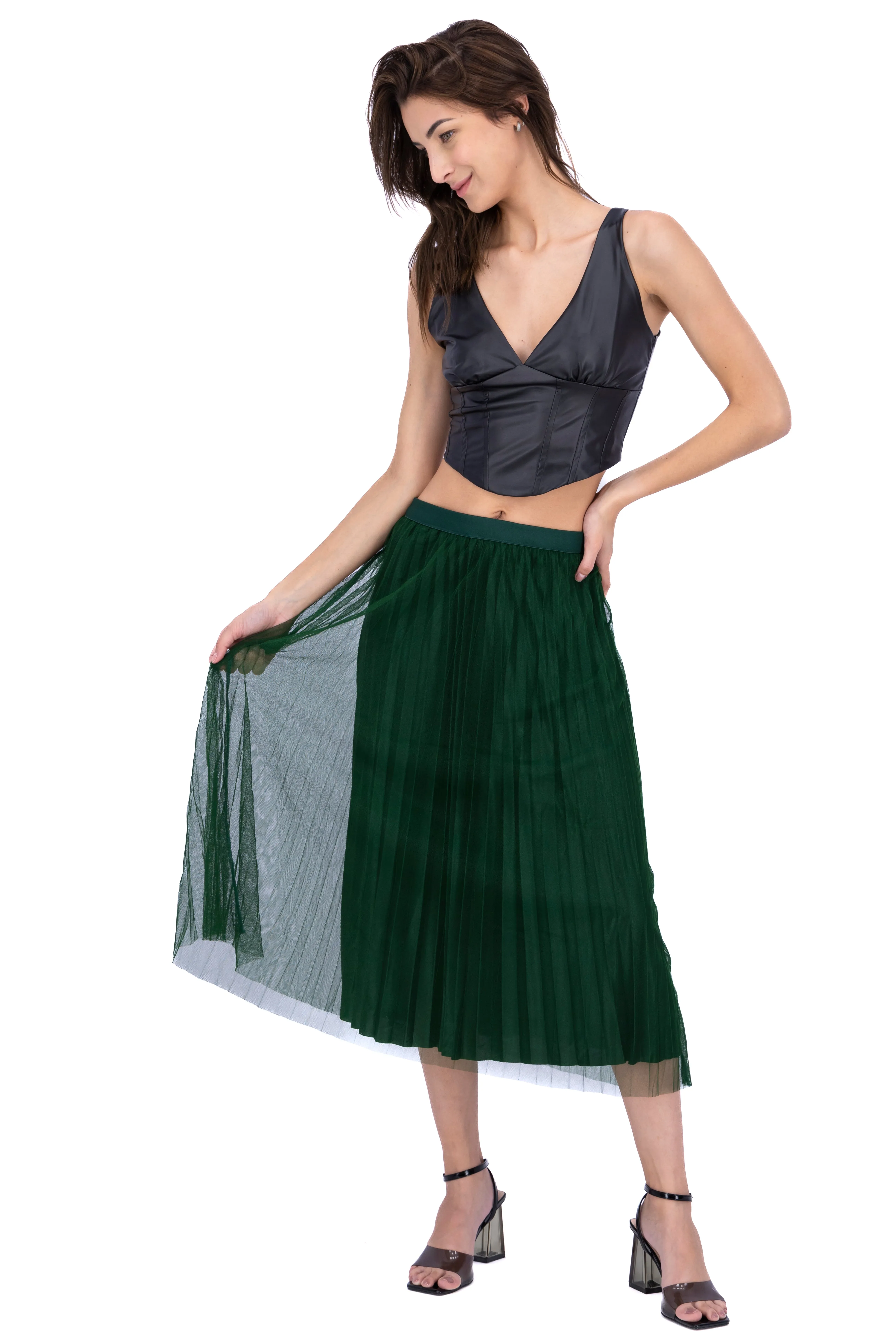 Falda midi tablas tul sold by Shasa product image thumbnail 2