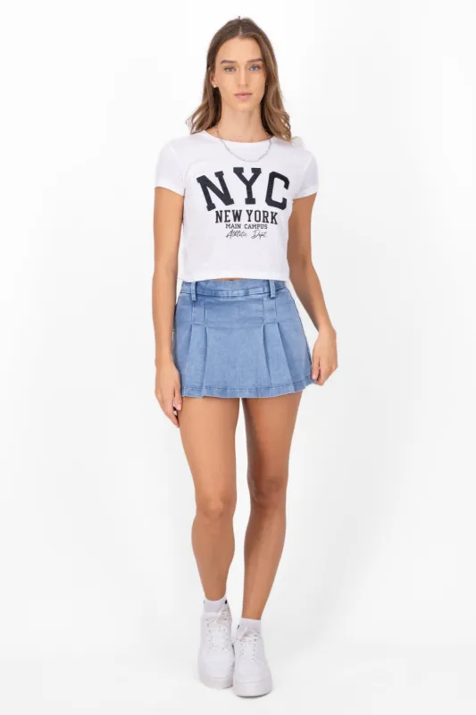 Falda Short Pinzas Delanteras sold by Shasa