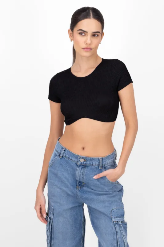 Top Corto Textura sold by Shasa