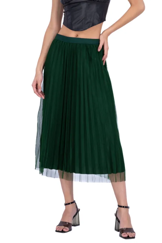 Falda midi tablas tul sold by Shasa