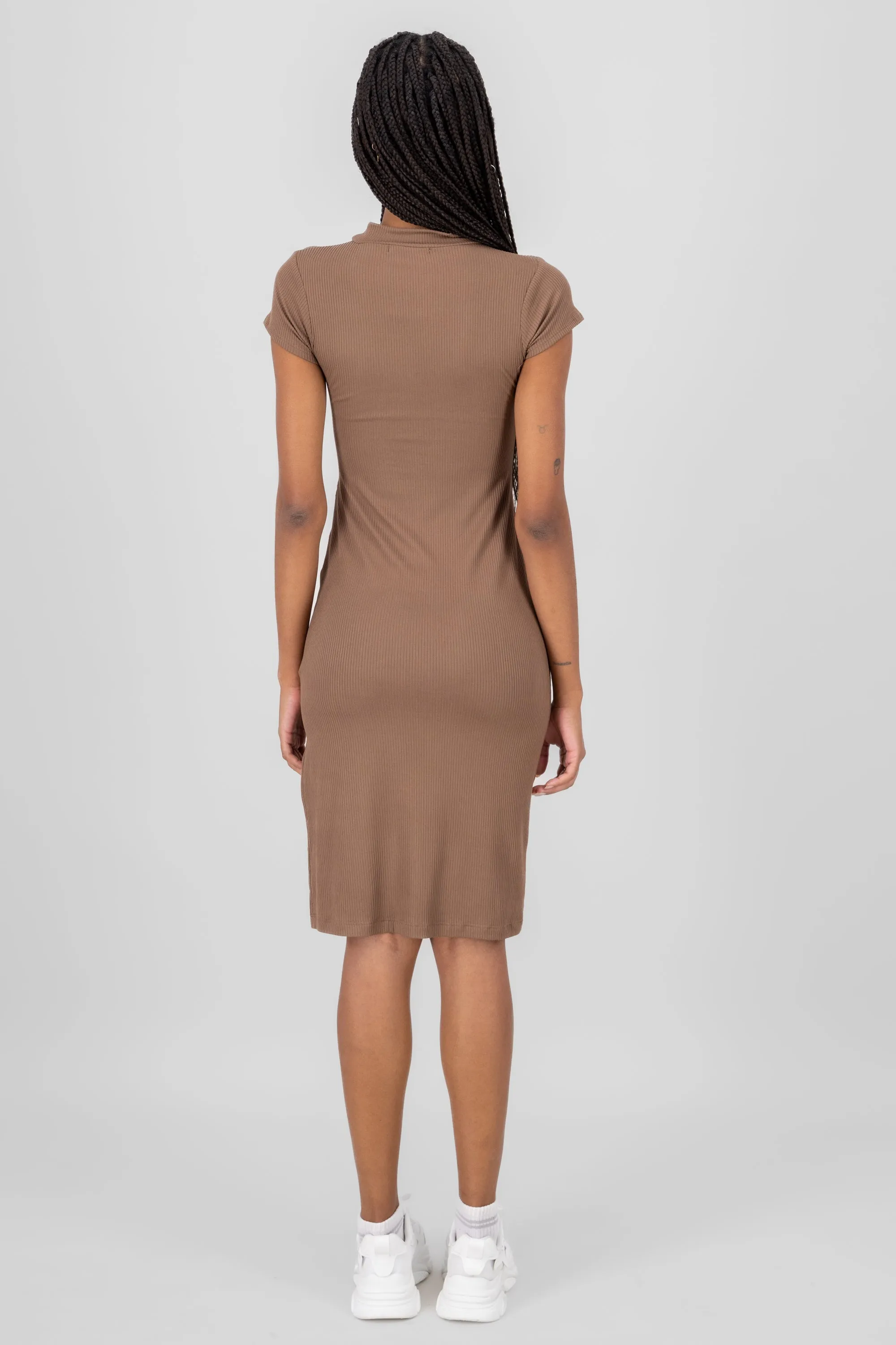 Vestido midi ajustado manga corta sold by Shasa product image thumbnail 4