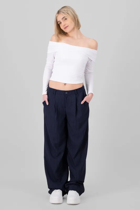 Pantalon sastreado rayas sold by Shasa