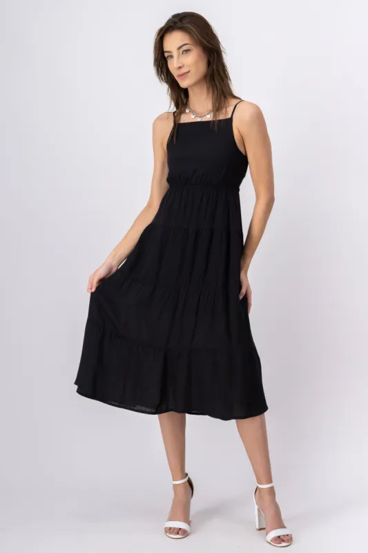 Vestido midi tirantes cruzados sold by Shasa