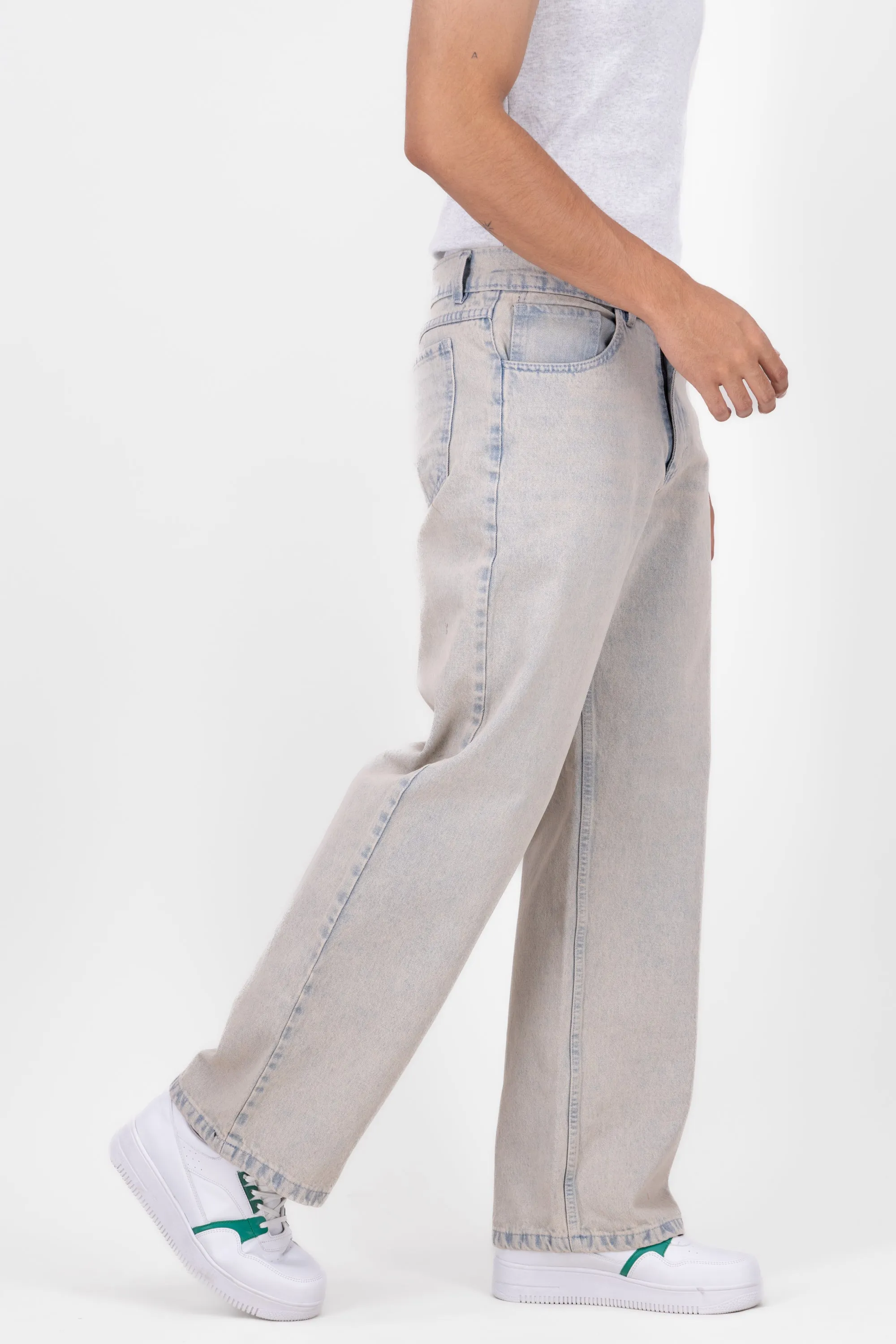 Jeans Básicos Wide Faded sold by Shasa product image thumbnail 3