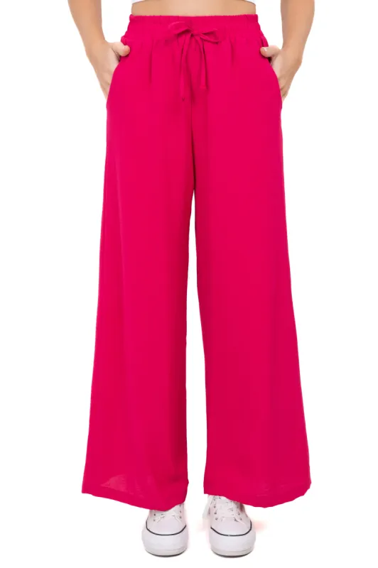 Pantalon amplio detalle bolsas sold by Shasa