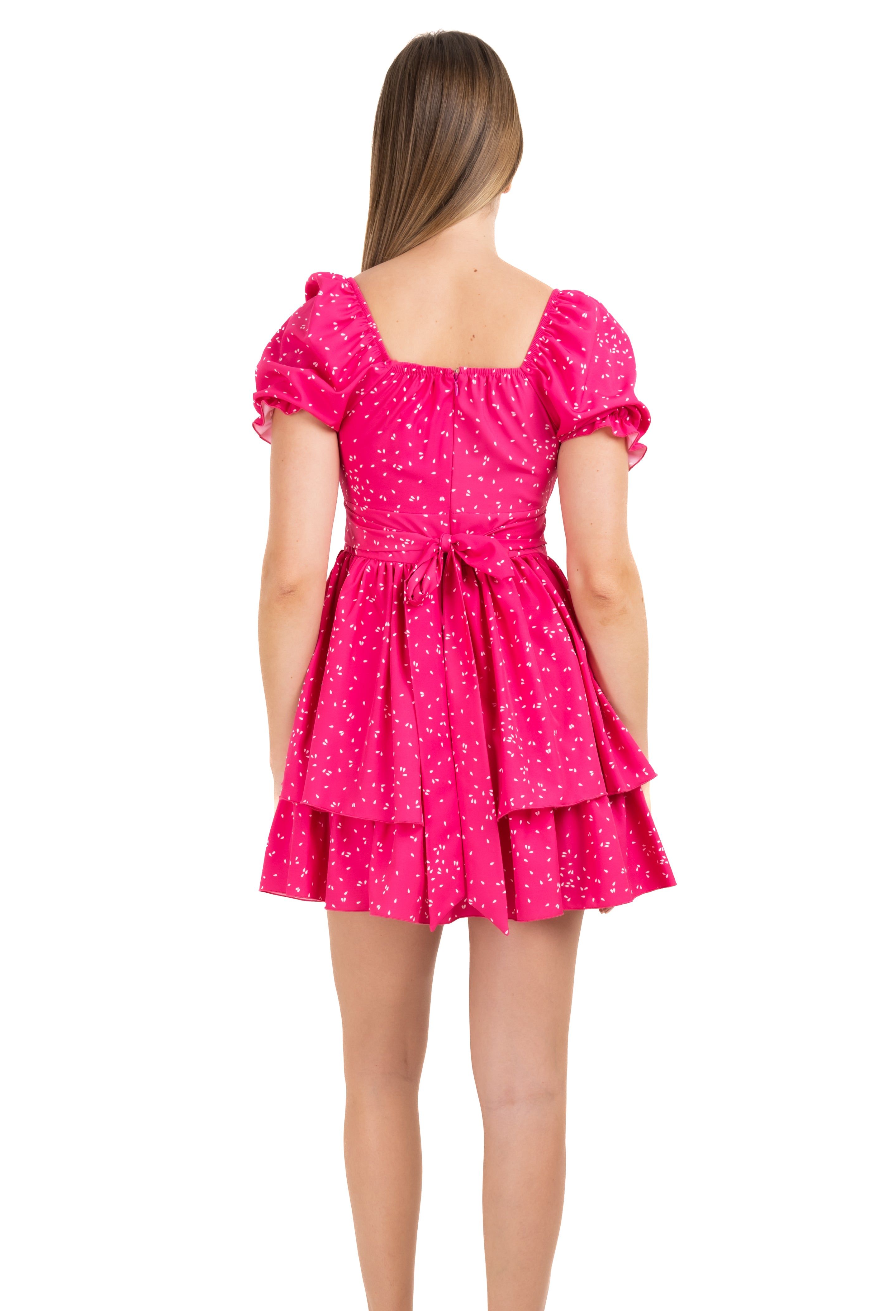 Vestido Mini Detalle Manga Abullonada sold by Shasa product image thumbnail 4