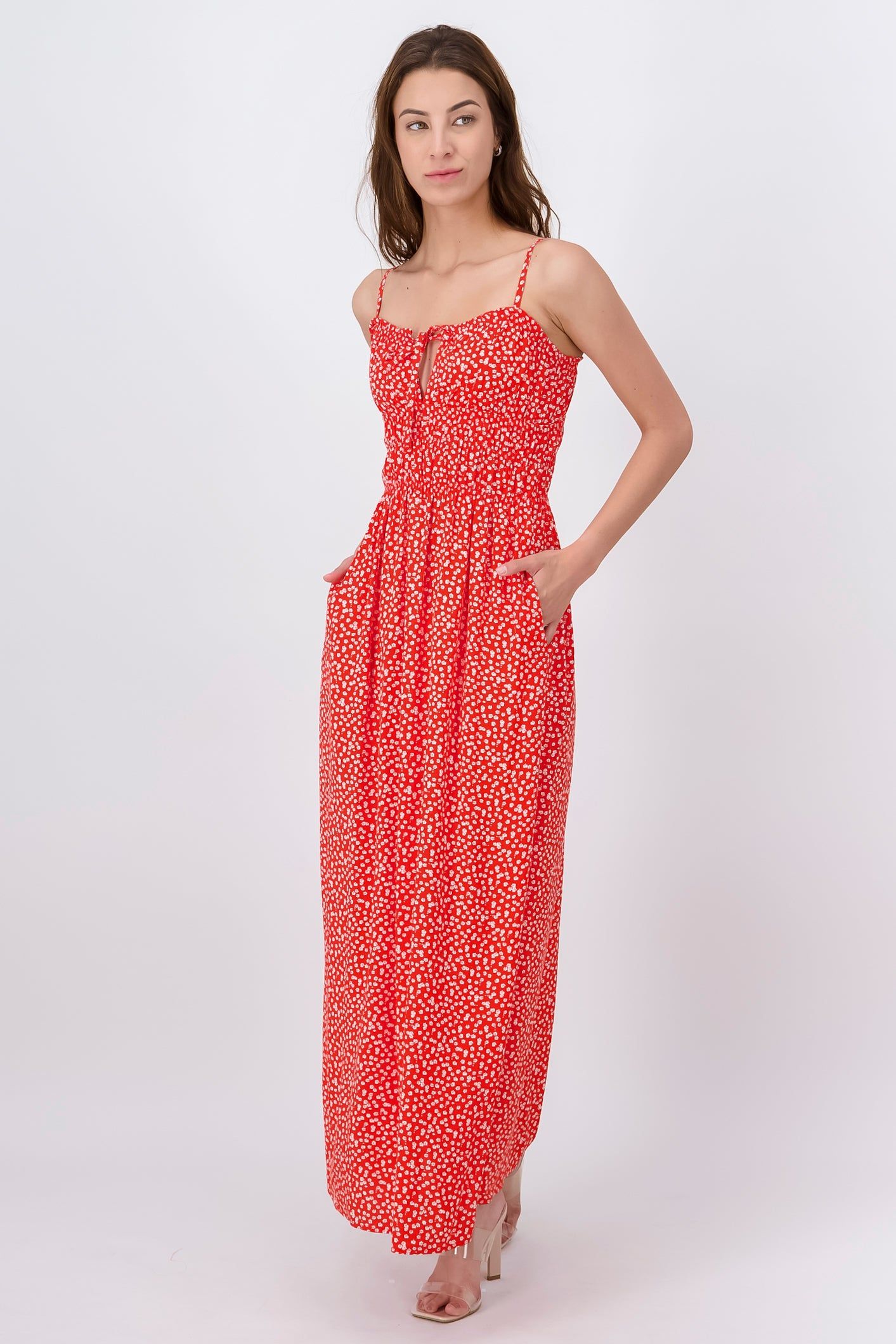 Vestido Maxi Estampado Floral Detalle Moño Hypster sold by Shasa product image thumbnail 2