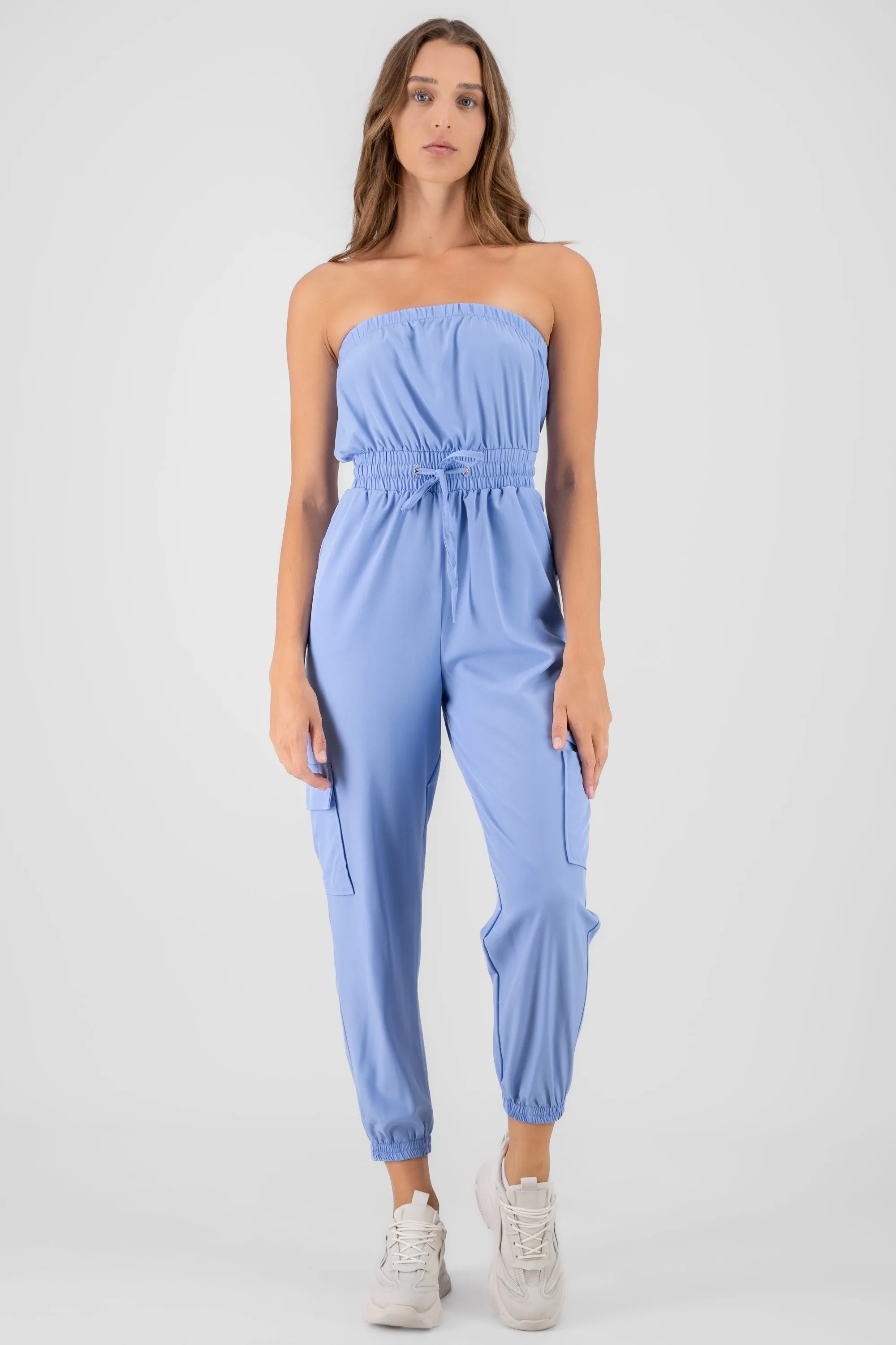 Jumpsuit Strapless Jogger Liso sold by Shasa product image thumbnail 2