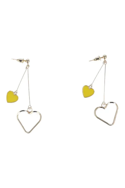 Aretes Largos Corazón sold by Shasa