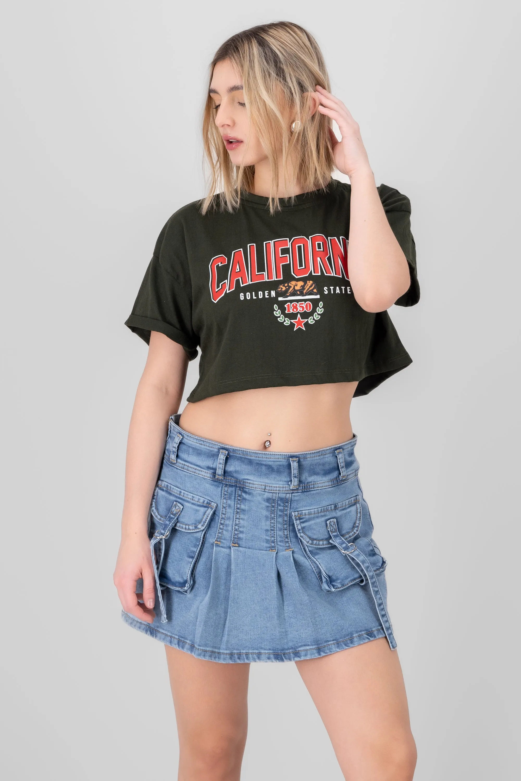 Playera Crop California sold by Shasa product image thumbnail 2