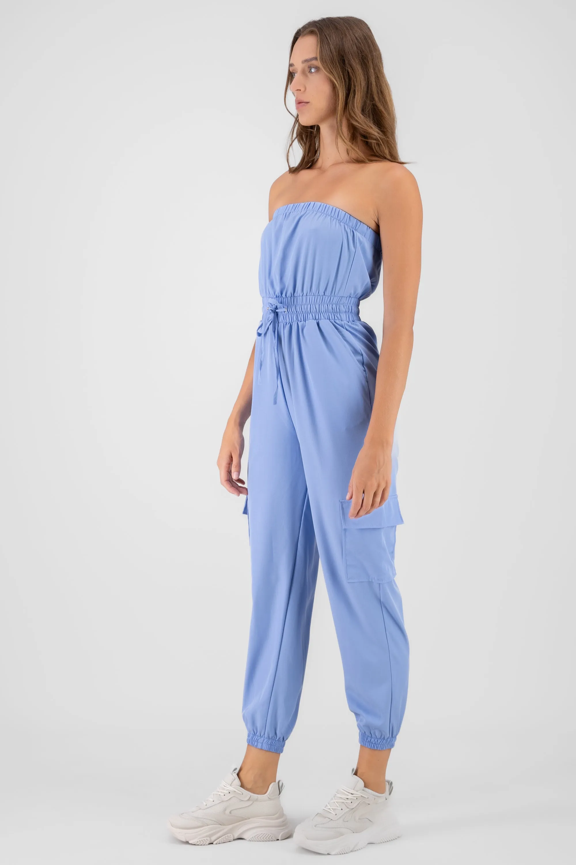Jumpsuit Strapless Jogger Liso sold by Shasa product image thumbnail 3