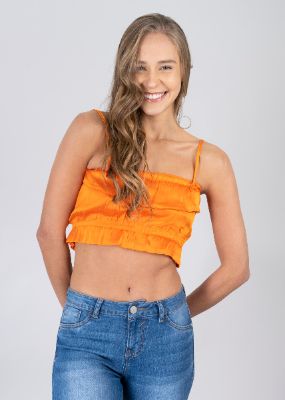 Top crop olanes satín sold by Shasa