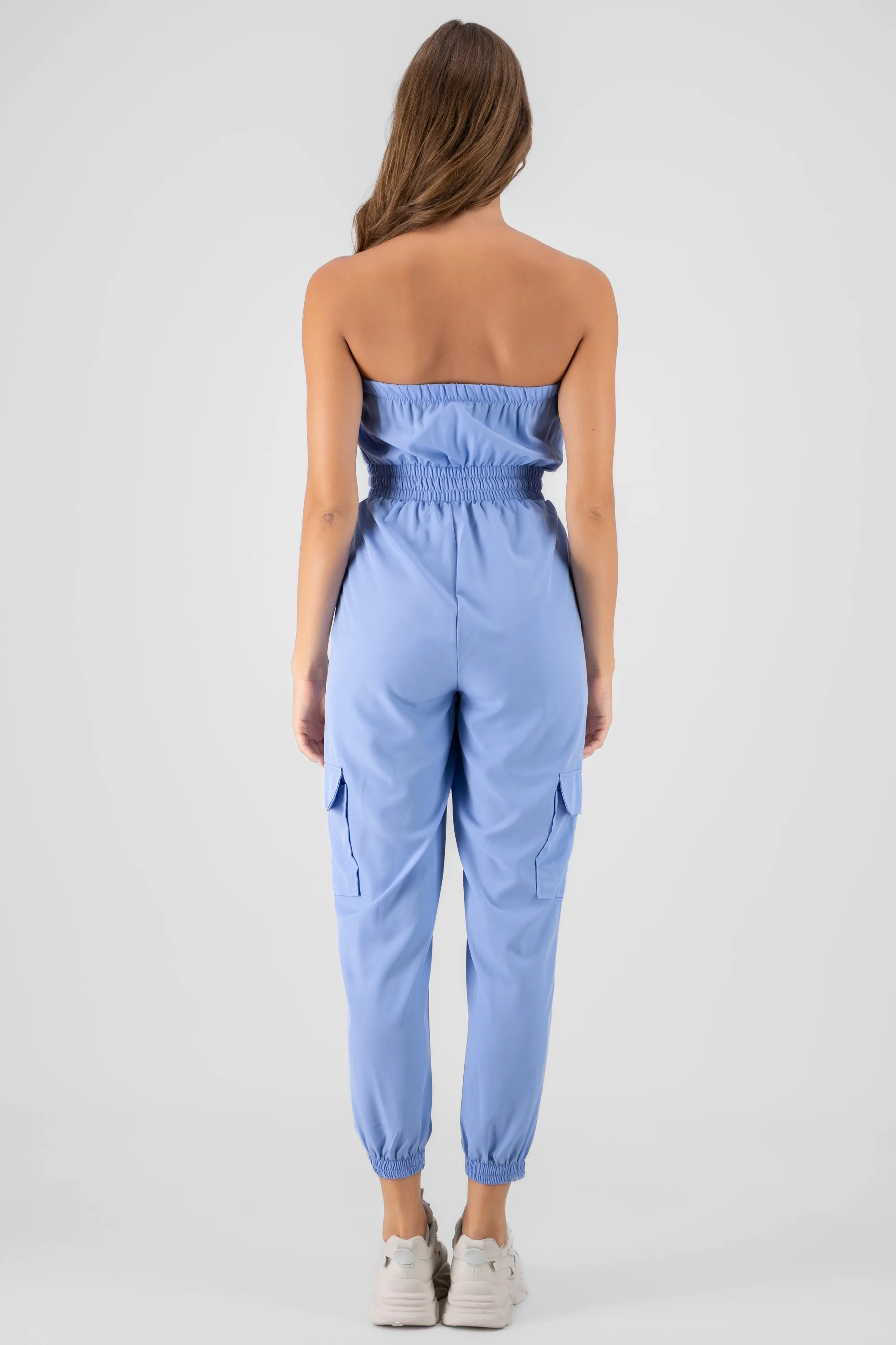 Jumpsuit Strapless Jogger Liso sold by Shasa product image thumbnail 4
