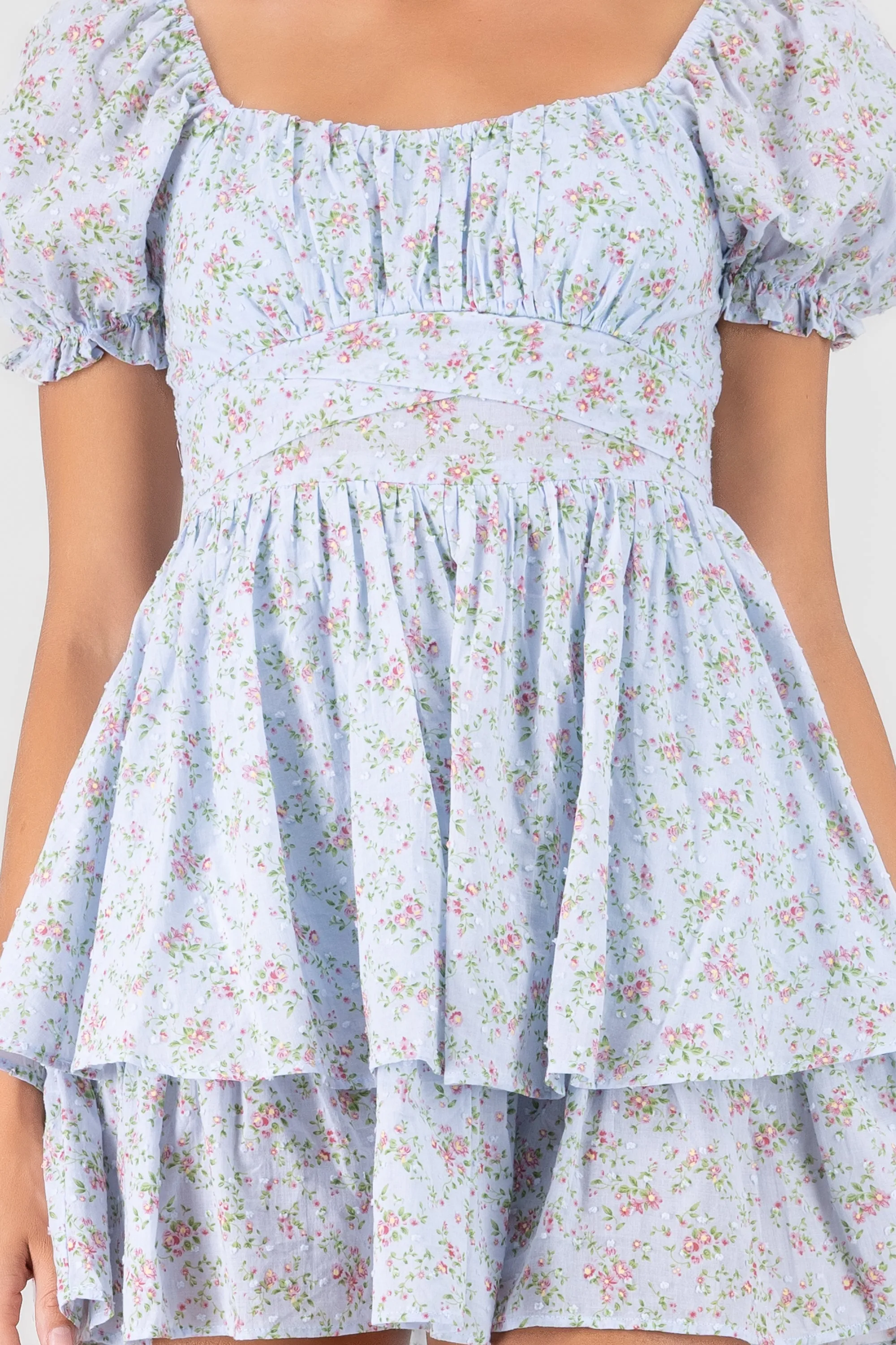 Vestido olanes textura con flores sold by Shasa product image thumbnail 5