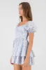 Vestido olanes textura con flores sold by Shasa