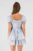 Vestido olanes textura con flores sold by Shasa