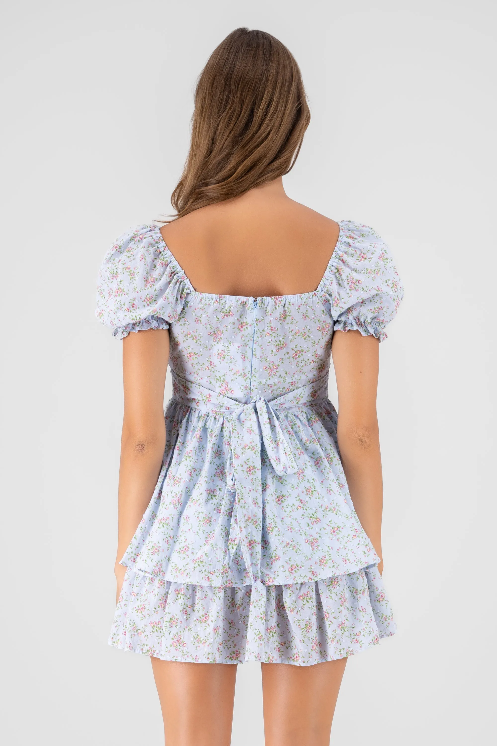 Vestido olanes textura con flores sold by Shasa product image thumbnail 4