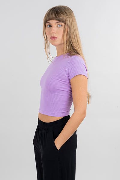 Top Manga Corta Acanalado sold by Shasa product image thumbnail 3